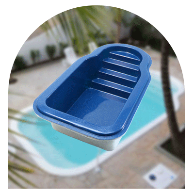 Fiberglass ready pool